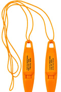 Hope Kart Pealess Emergency Survival Whistle For Life Safety Marine Jacket Loud Plastic 100Db For Outdoor Rescue Camping Hiking