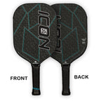 Diadem Icon Pickleball Paddle (Black, Lite, 77Oz)  Graphite Carbon Fiber, Honeycomb Core, Fiberglass Face, Ultra Sleek Edge Guar