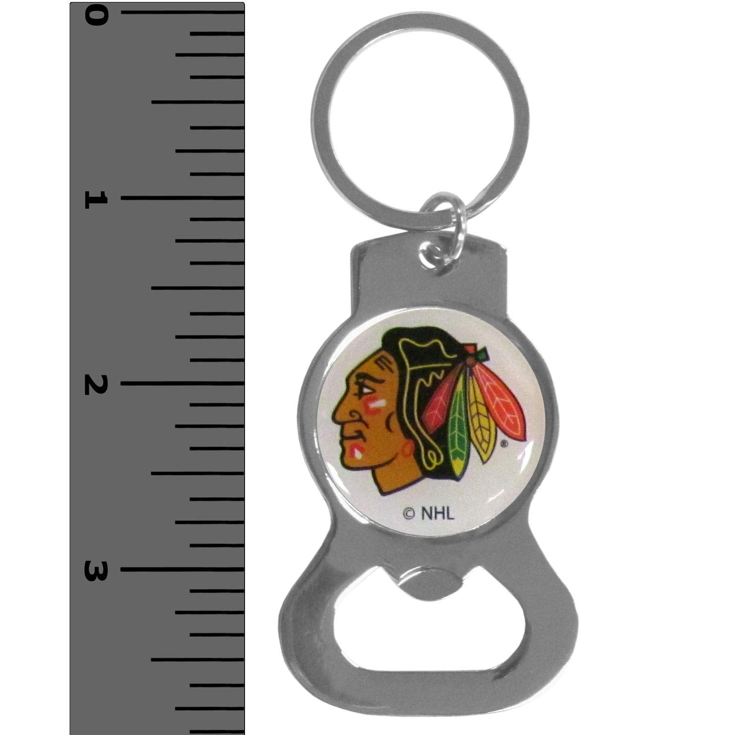 Nhl Siskiyou Sports Fan Shop Chicago Blackhawks Bottle Opener Key Chain One Size Team Color