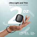 Pocket Size Hand Warmers Rechargeable 2 Pack, Heat For 10 Hours Ai Smart Chips Ultrathin Electric Handwarmers With 4000Mah, Port