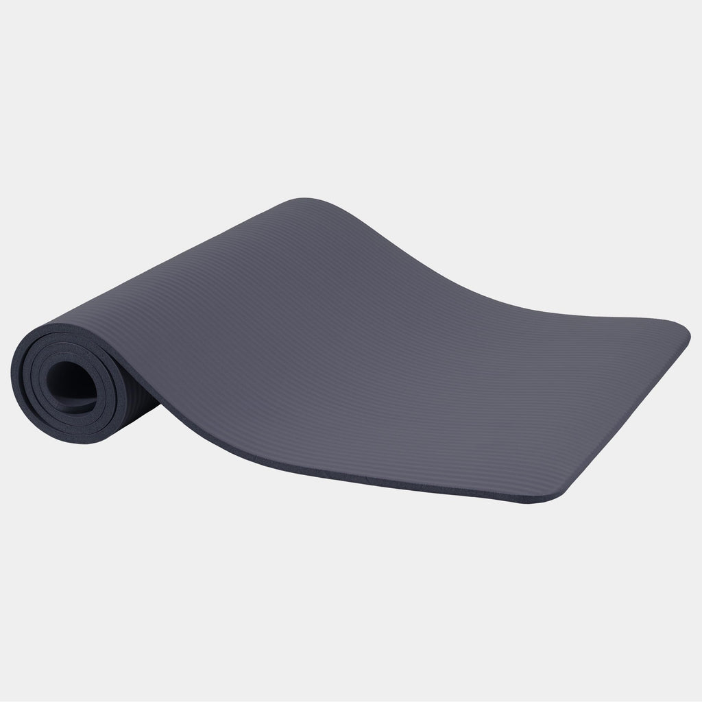 Yoga Mat, 1/2-Inch Extra Thick High Density Exercise Mat, Anti-Tear Exercise Yoga Mat With Carrying Strap, Suitable For Various
