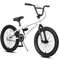 cubsala Freestyle BMX Bike, 20 Inch Kids Bicycle for 7-13 Years Old Kids and Beginner Level Rider, White