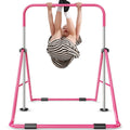 Sportsroyals Gymnastics Bar For Kids, Adjustable Height Gymnastics Equipment For Girls, Folding Gymnastic Junior Training Kip Ba