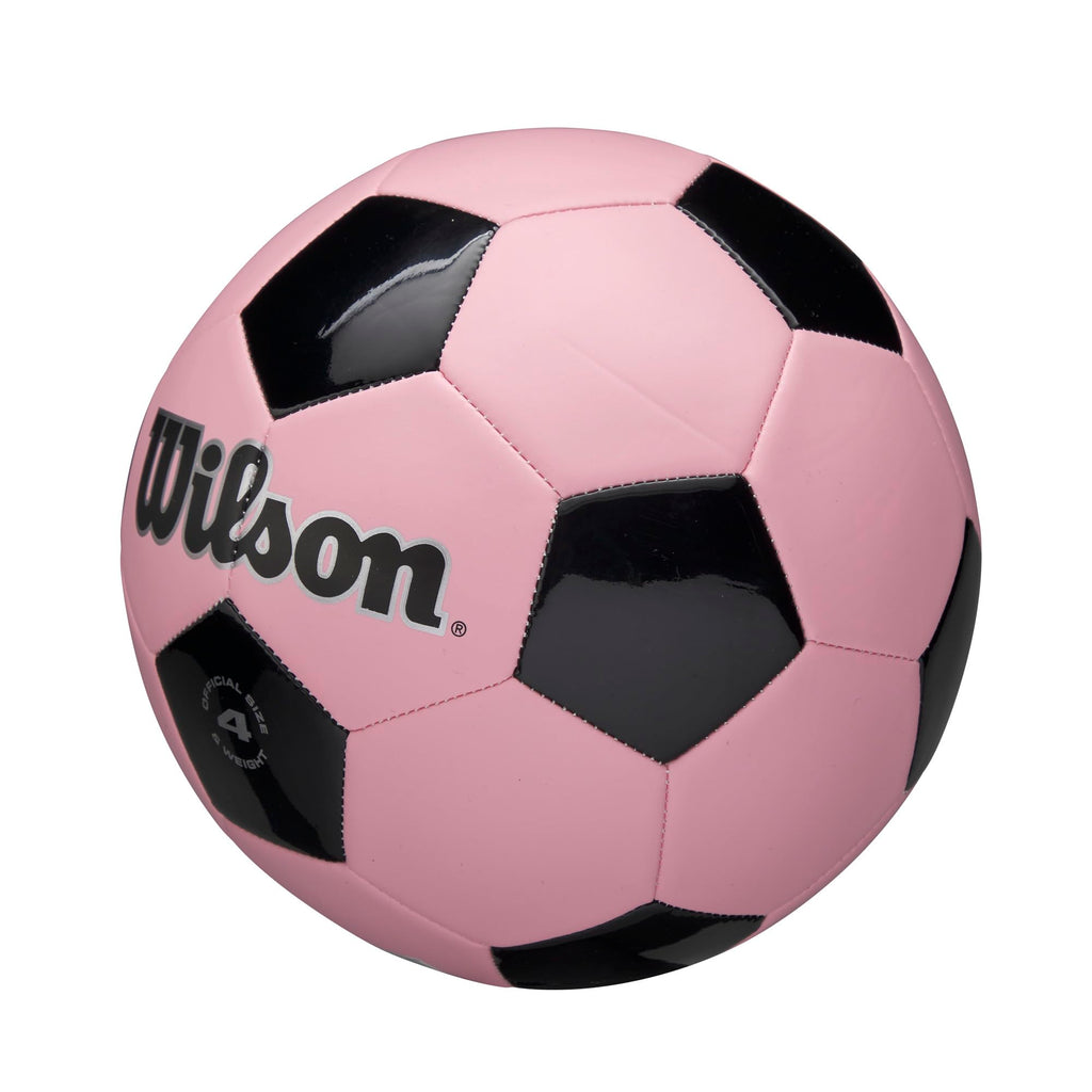 Wilson Traditional Soccer Ball - Size 3, Pink/Black