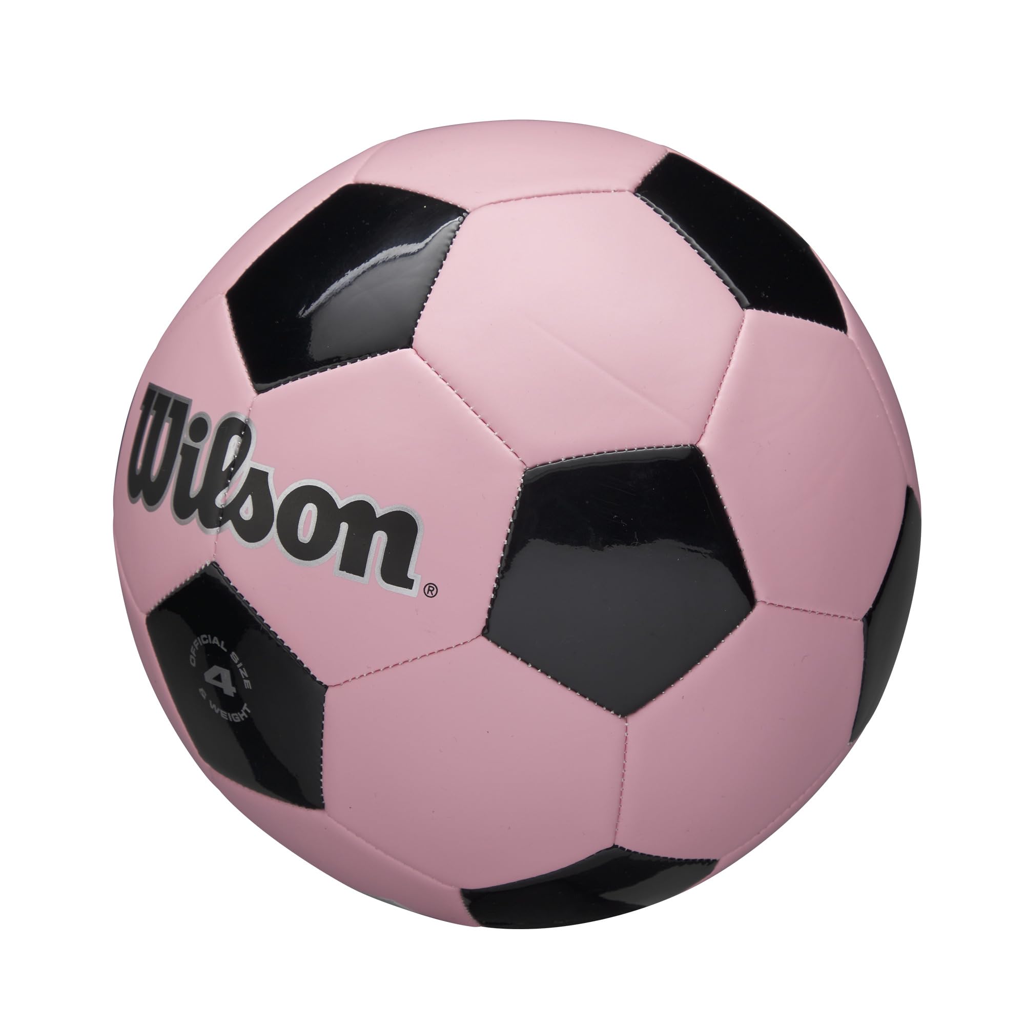 Wilson Traditional Soccer Ball - Size 3, Pink/Black