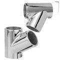 ODYSUNRAL Boat Handrail Fitting 60 Degree Tee Connector for 7/8 Round Tubing, 316 Stainless Steel Tee Fitting, Mirror Polished M