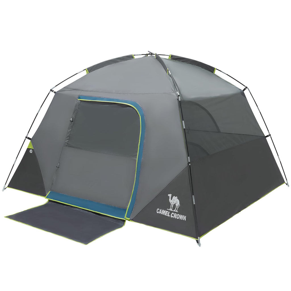 Camel Crown Tents For Camping 4 Person Tent Waterproof Easy Setup Backpacking Tents With Floor Mats 3/4/5 Person Family Tent For