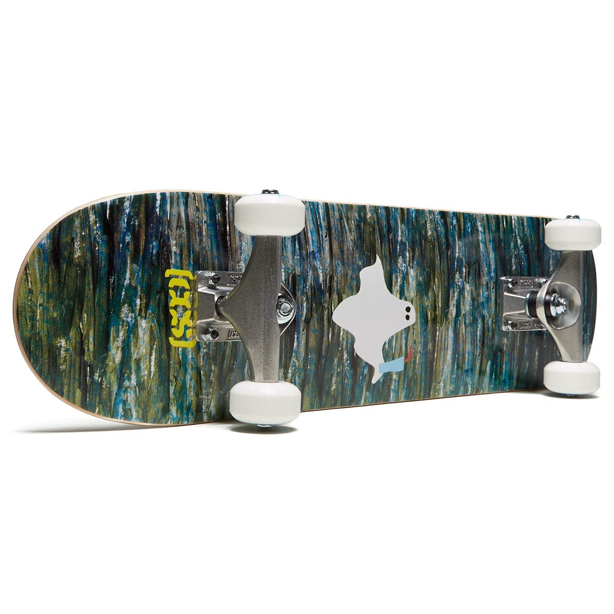 [Ccs] Ghost Skateboard Complete 7.00'' - Maple Wood - Professional Grade - Fully Assembled With Skate Tool And Stickers - Adults