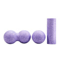 Ojiva 3 Pieces Muscle Relaxation Deep Tissue Massage Ball Set Myofascial Release Foam Massage Ball Trigger Point Foam Roller Por