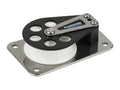 Schaefer 7 Series Cheek Block, Aluminum Cheek, Stainless Steel Base And Delrin Sheave