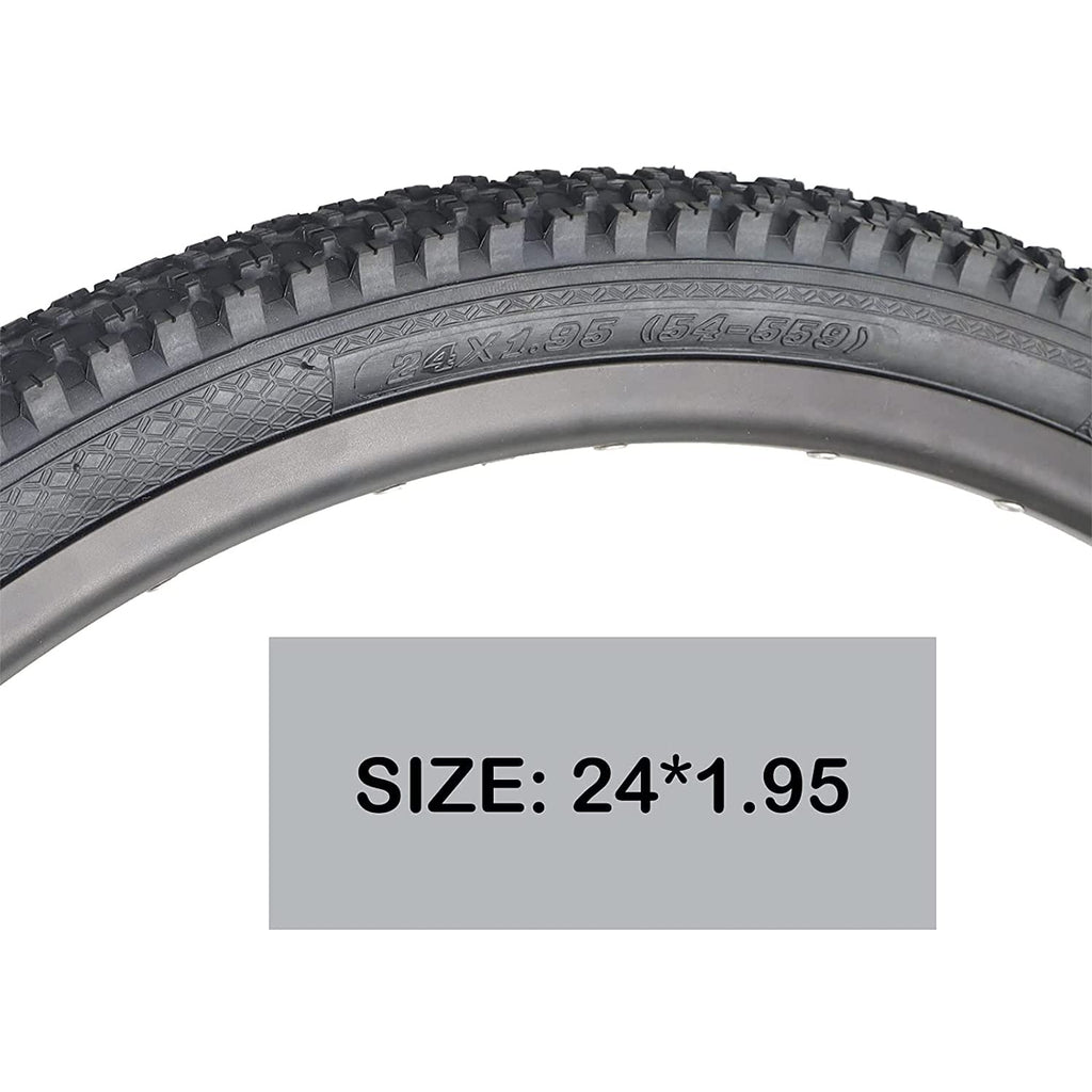 Mohegia Bike Tire,24X1.95 Folding Bead Replacement Tire For Mtb Mountain Bicycle