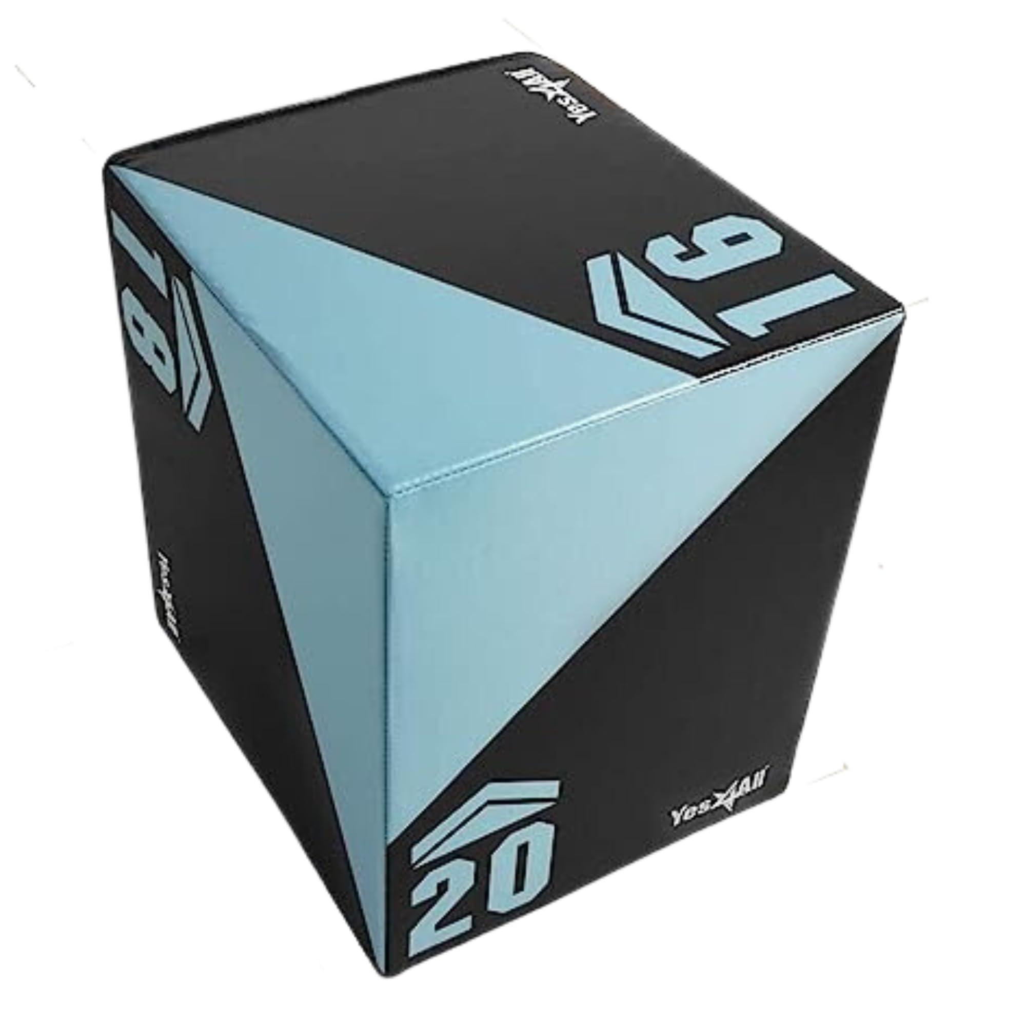 Yes4All 3 In 1 Foam Plyometric Jump Box Jump Training & Conditioning-Plyo Jump Box For Jump Training Fitness Workout Exercise - 