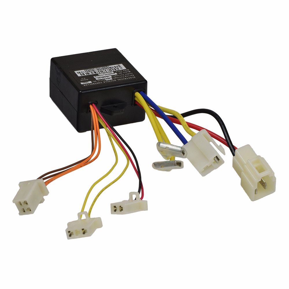 Alveytech Zk2400-Dp-Ld (Zk2400-Dp-Fs) Control Module With 4-Wire Throttle Connector - Fits The Razor E175 (V1+) Electric Scooter