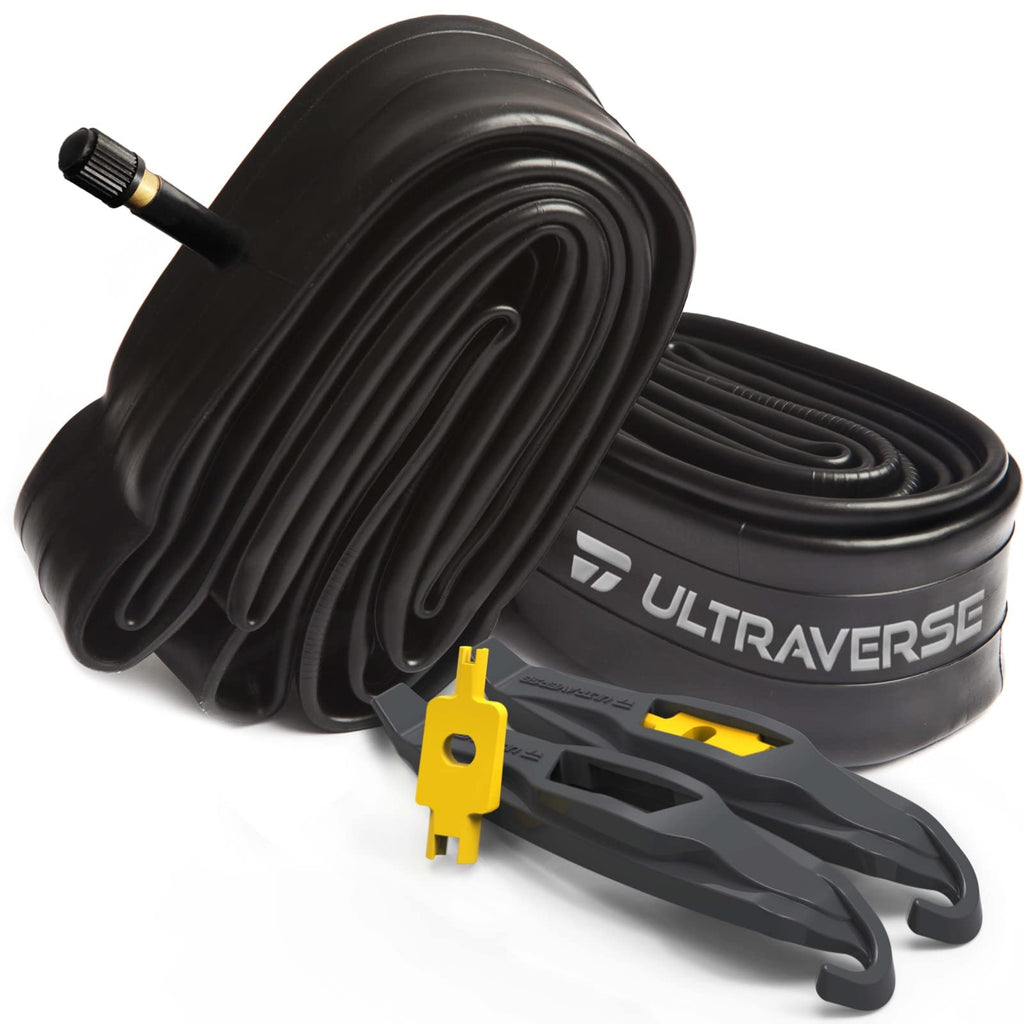 Ultraverse Bike Inner Tube For 26 X 1.75/1.95/2.10/2.125 Inch Bicycle Tire With Schrader Valve - Rubber Tubes For Mountain And T