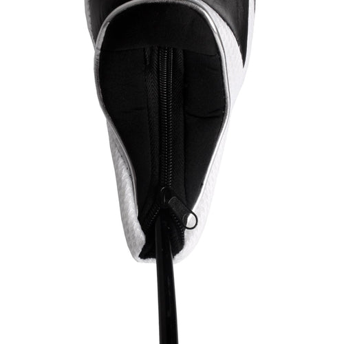 Andux Golf 460Cc Driver Fairway Wood Head Covers With Zipper Closure Set Of 3 (Black/White)
