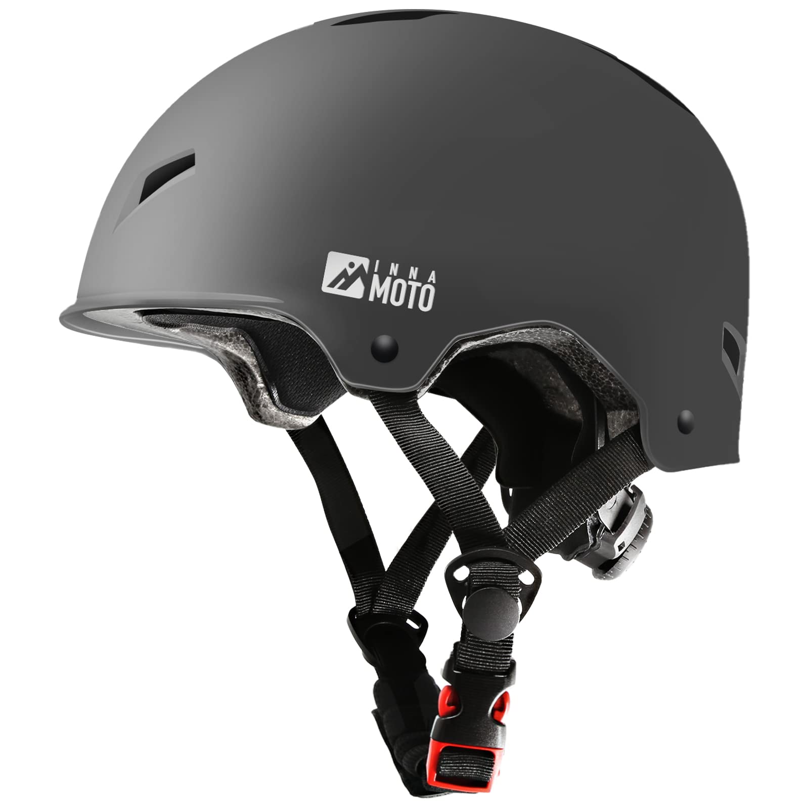 Skateboard Helmet for Adults - Adjustable Certified Safety Adults Helmet for Skateboarding Bike Bicycle Scooter Cycling Skate Sk