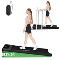 Felfast Walking Pad With 12% 6 Auto Incline, Under Desk Treadmill For Home Office W/Remote Control, 6 Hiit Mode, 265 Lbs Weight