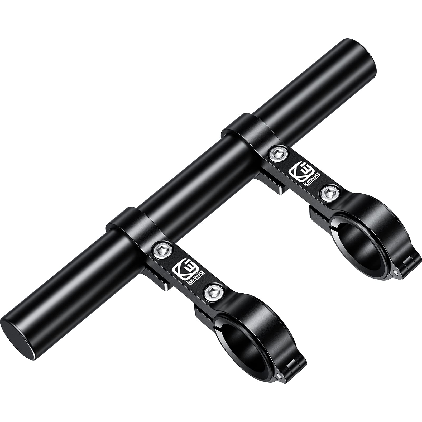 Brcovan Aluminum Alloy Handlebar Extensions For Bicycle & Motorcycle, Bike Handlebar Extender With Double Mounting Clamp Bracket