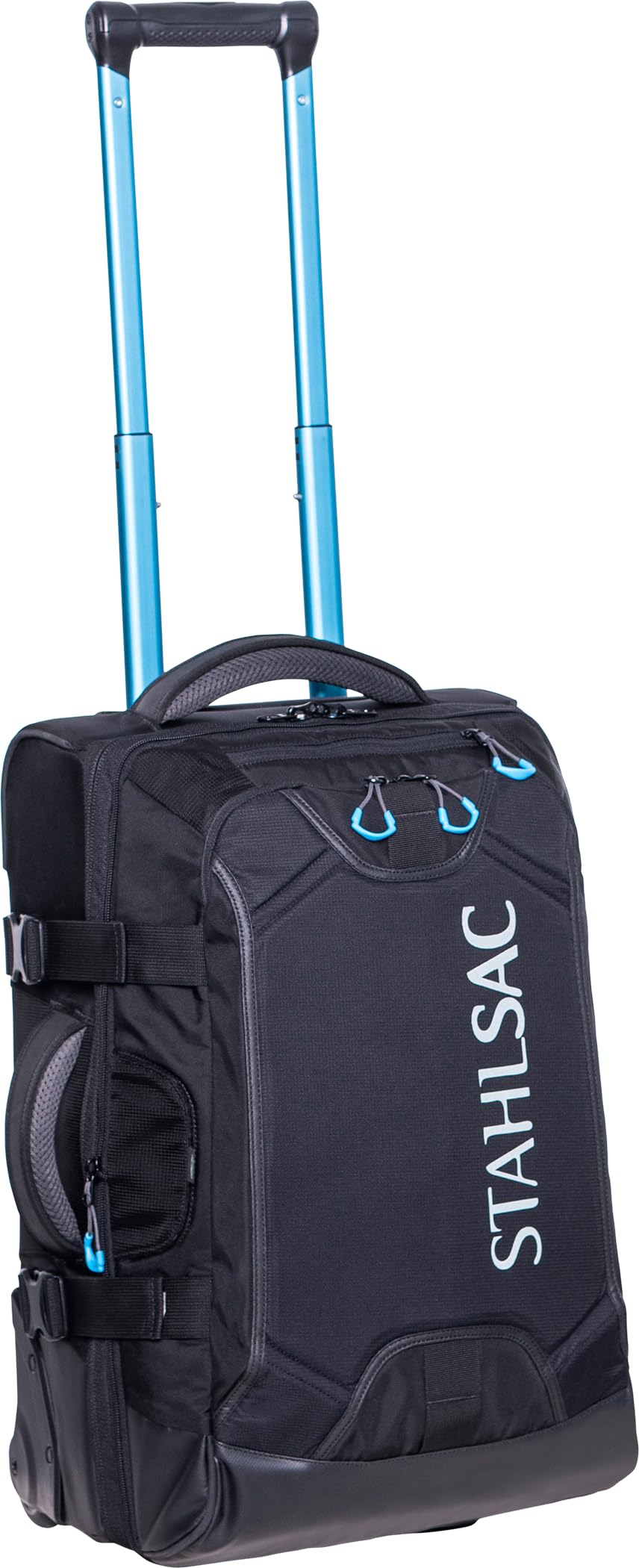 Stahlsac Steel Wheeled Bag: Durable dive bag for travel, wet & dry compartments, 22 carry on
