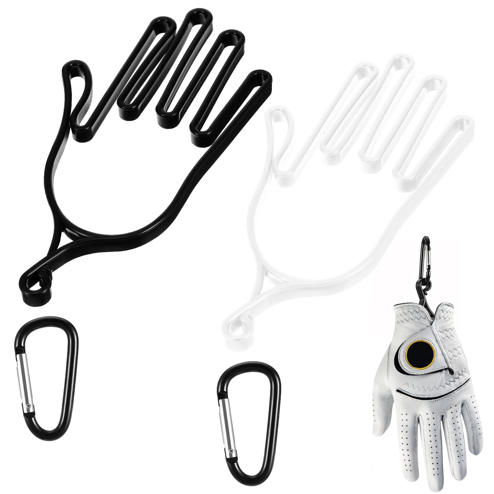 Ymapinc 2 Pcs Golf Gloves Stretcher Support Frame Golf Gloves Holder Hanger Keeper Rack Dryer Shaper Tool Support Frame Guardian