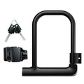 Windone E Bike U Lock with Keys,6in Length Waterproof Security Bicycle Locker Lock Heavy Duty Anti Theft for Motorcycle & Scoote