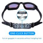 Keary Swim Goggles Pack Of 2 Anti-Fog Swimming Goggles For Adults Women Men Youth Junior, No Leaking Uv Protection Waterproof Mi