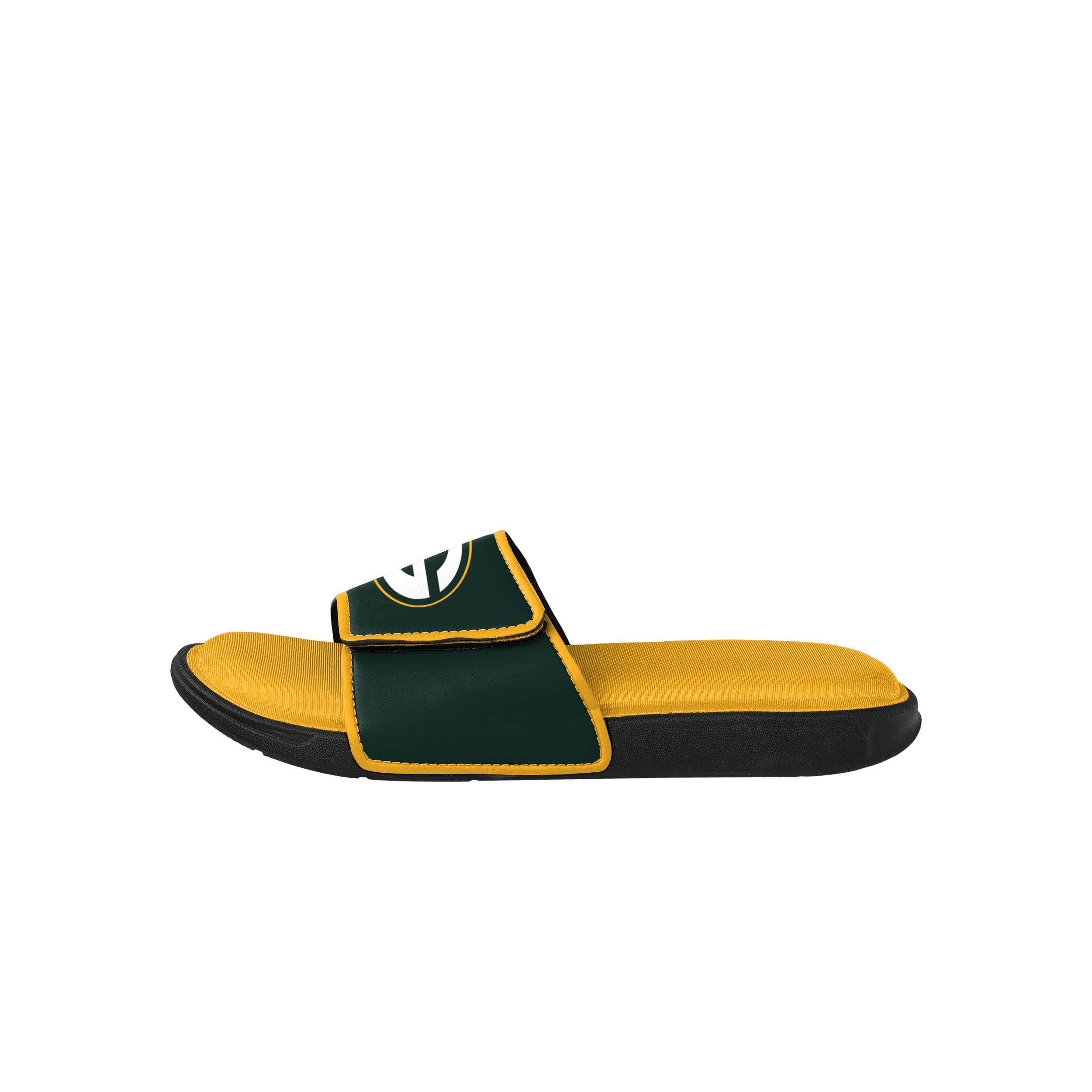 FOCO Green Bay Packers NFL Mens Foam Sport Slide - XL