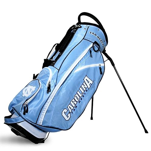 Team Golf Ncaa North Carolina Tar Heels Fairway Golf Stand Bag, Lightweight, 14-Way Top, Spring Action Stand, Insulated Cooler P