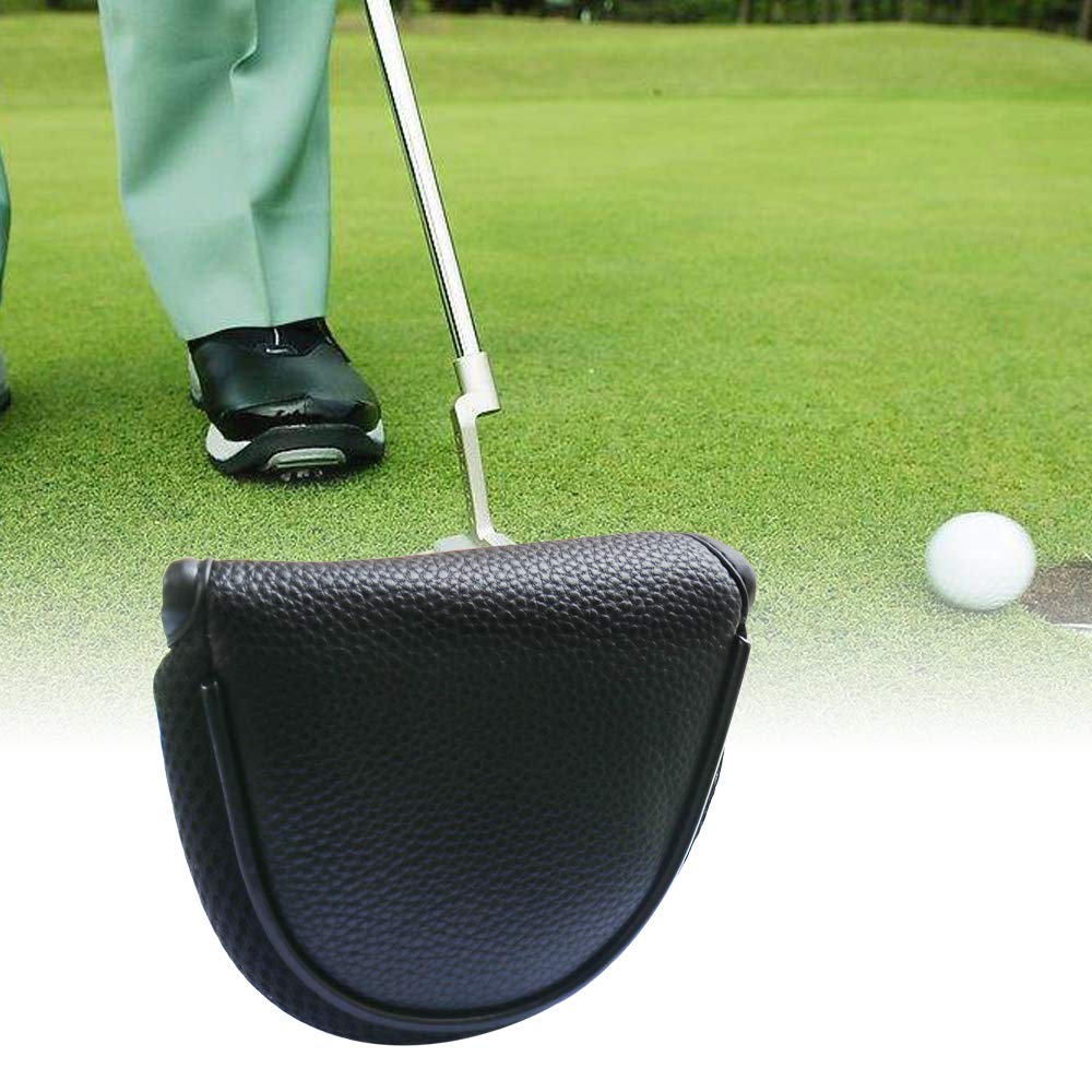 Histar Golf Mallet Putter Headcover For Taylormade Scotty Cameron Odyssey Magnet (Black)
