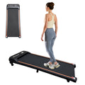 Hccsport Under Desk Walking Pad Treadmill With Remote Control 2.5 Hp Led Display Compact Small Treadmill With Incline For Home O