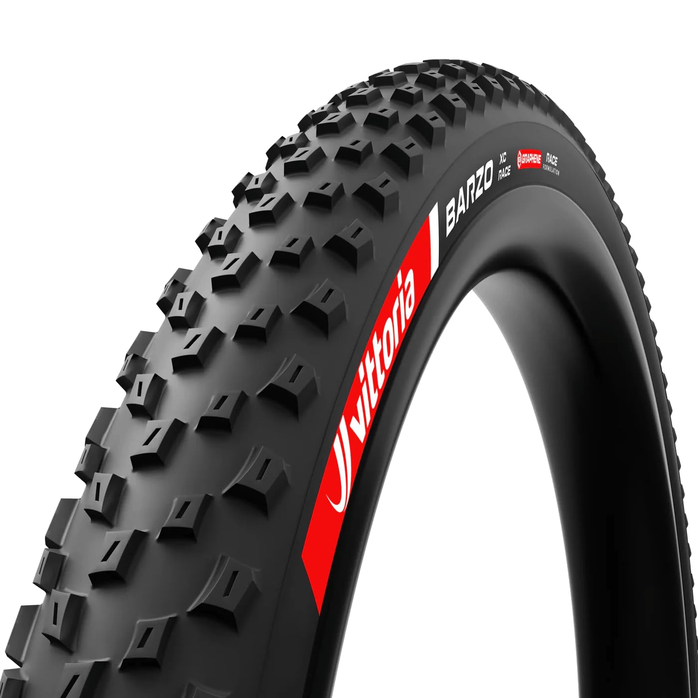 Vittoria Barzo XC Race Tubeless-Ready MTB Tire - The XC Racing Tire for All Conditions + Mixed Terrain (Black, 29x2.25)