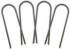 Usa Made - (4-Piece Set) Trampoline Wind Stakes 0.375 Inch Heavy Duty Stake Safety Ground Anchor Non-Galvanized Steel Rebar Wind