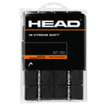 Head Xtreme Soft Overgrip, Black, 12-Pack