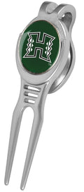 Linkswalker Hawaii Warriors - Kool Divot Repair Tool With Magnetic Golf Ball Marker