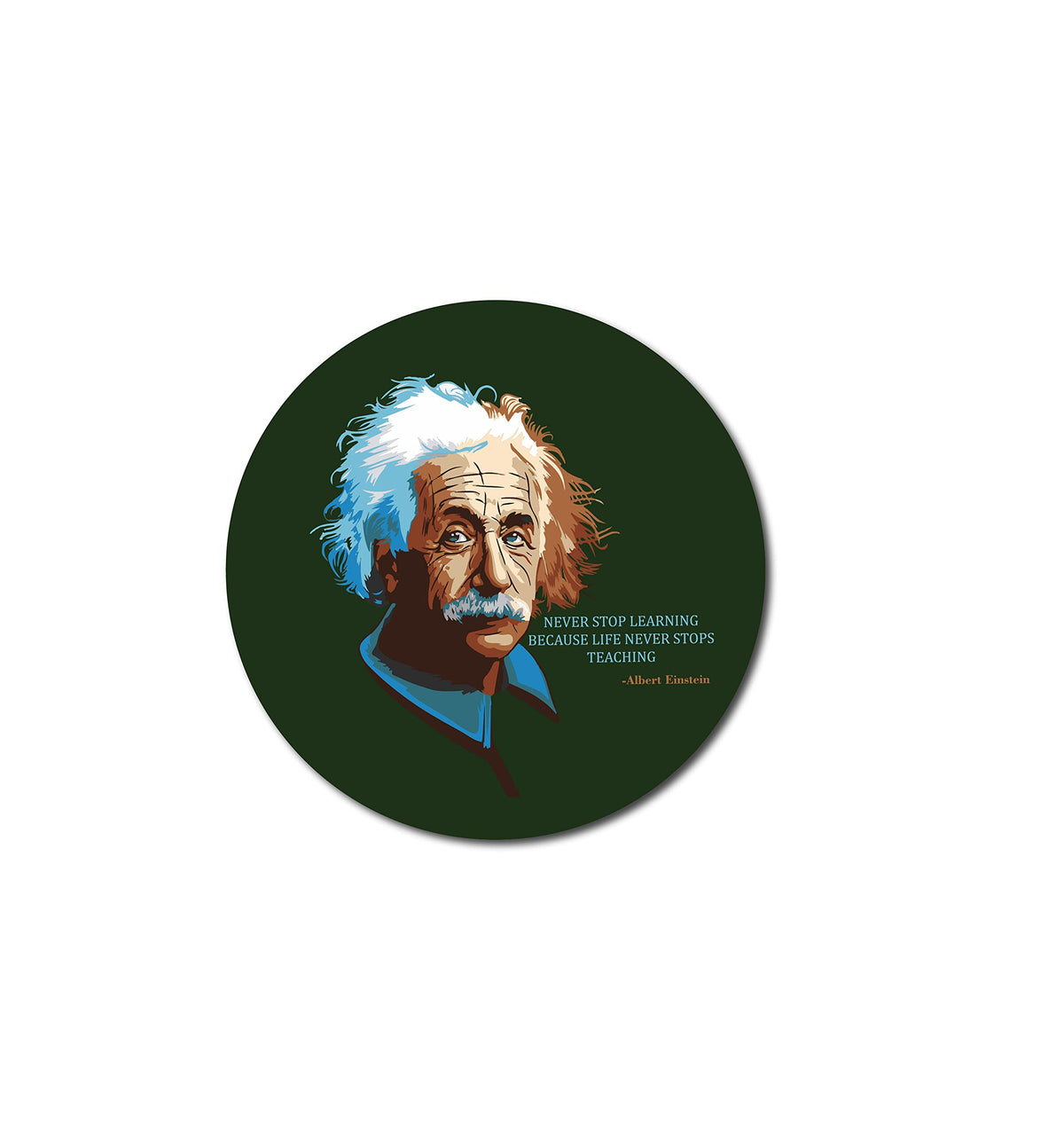 VVWV Albert Einstein Fridge Magnets Refrigerator Home Kitchen Dcor Kids Girls Boys Gift Items Wooden Fridge Magnet L X H 3 X 3 I