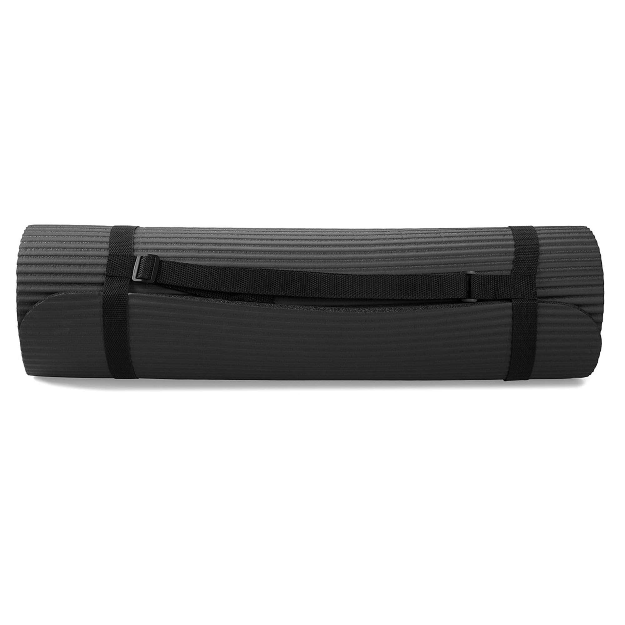Balancefrom Goyoga 7-Piece Set - Include Yoga Mat With Carrying Strap, 2 Yoga Blocks, Yoga Mat Towel, Yoga Hand Towel, Yoga Stra