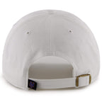 '47 New York Yankees Adjustable Cap Clean Up Mlb, White, Royal Blue, Orange, One Size