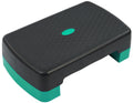 Fitvids 18'' Workout Aerobic Stepper Step Platform With 2 Risers, Lightweight Portable Step Up Platform Trainer, Adjustable Heig