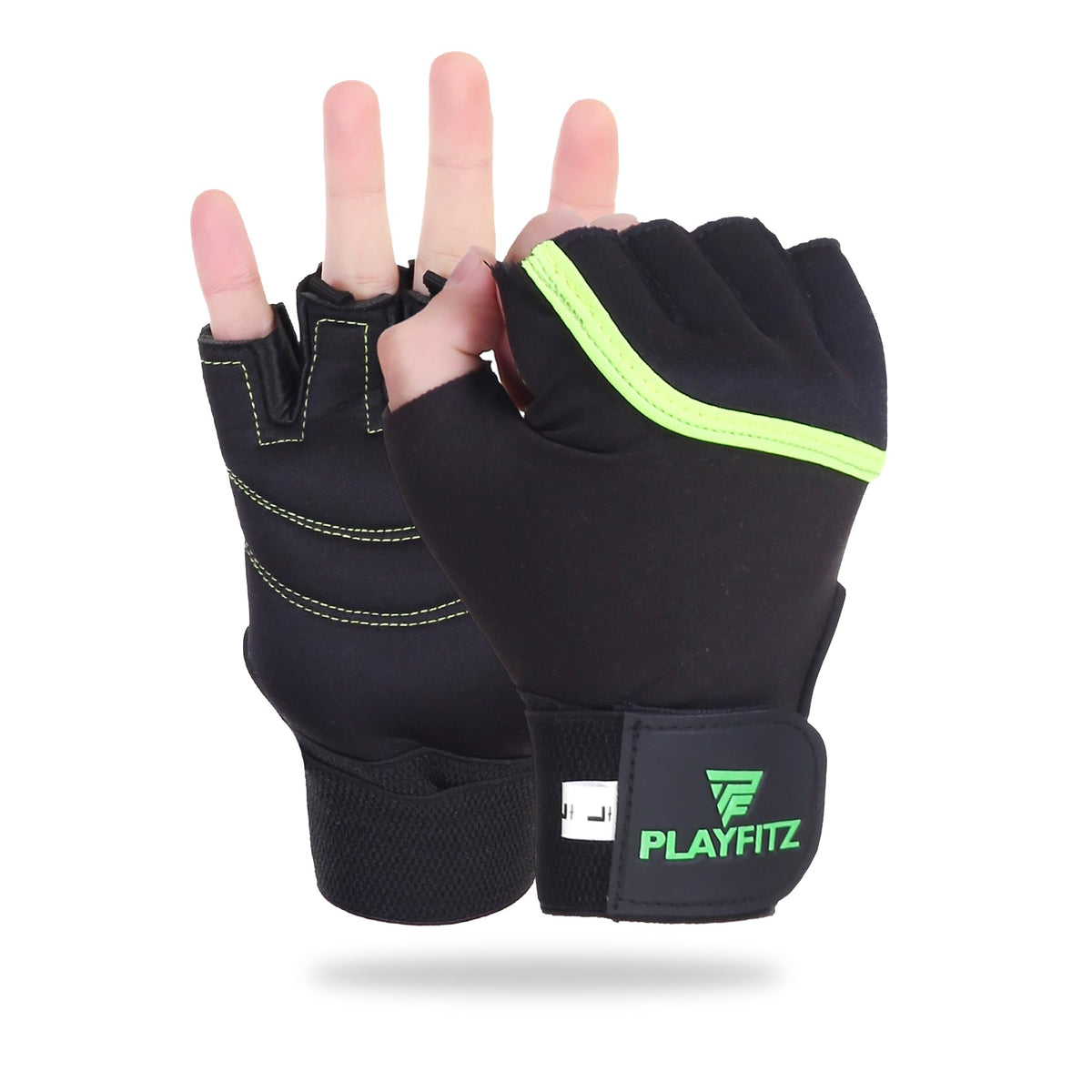 PLAYFITZ COMMANDO Leather Gloves for Men & Women Gloves for Gym Exercise Gloves for Sports, Cycling, Weightlifting, Training, An