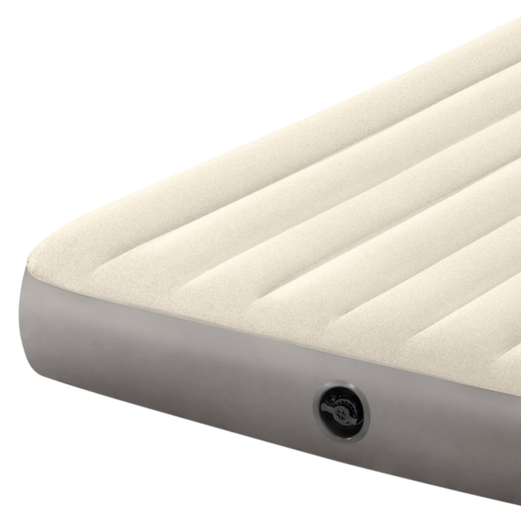 Intex Unisexs Queen Dura-Beam Series Single High Airbed, Taupegrey, One Size