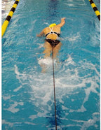 Stretchcordz Long Belt Slider, Yellow Strap Handle