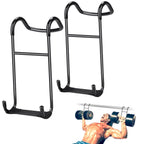 Dumbbell Spotter Hooks - 225Lb Weight Capacity Power Rack Attachments, Safety Hangers Assistant For Heavy Duty Shoulder Press &
