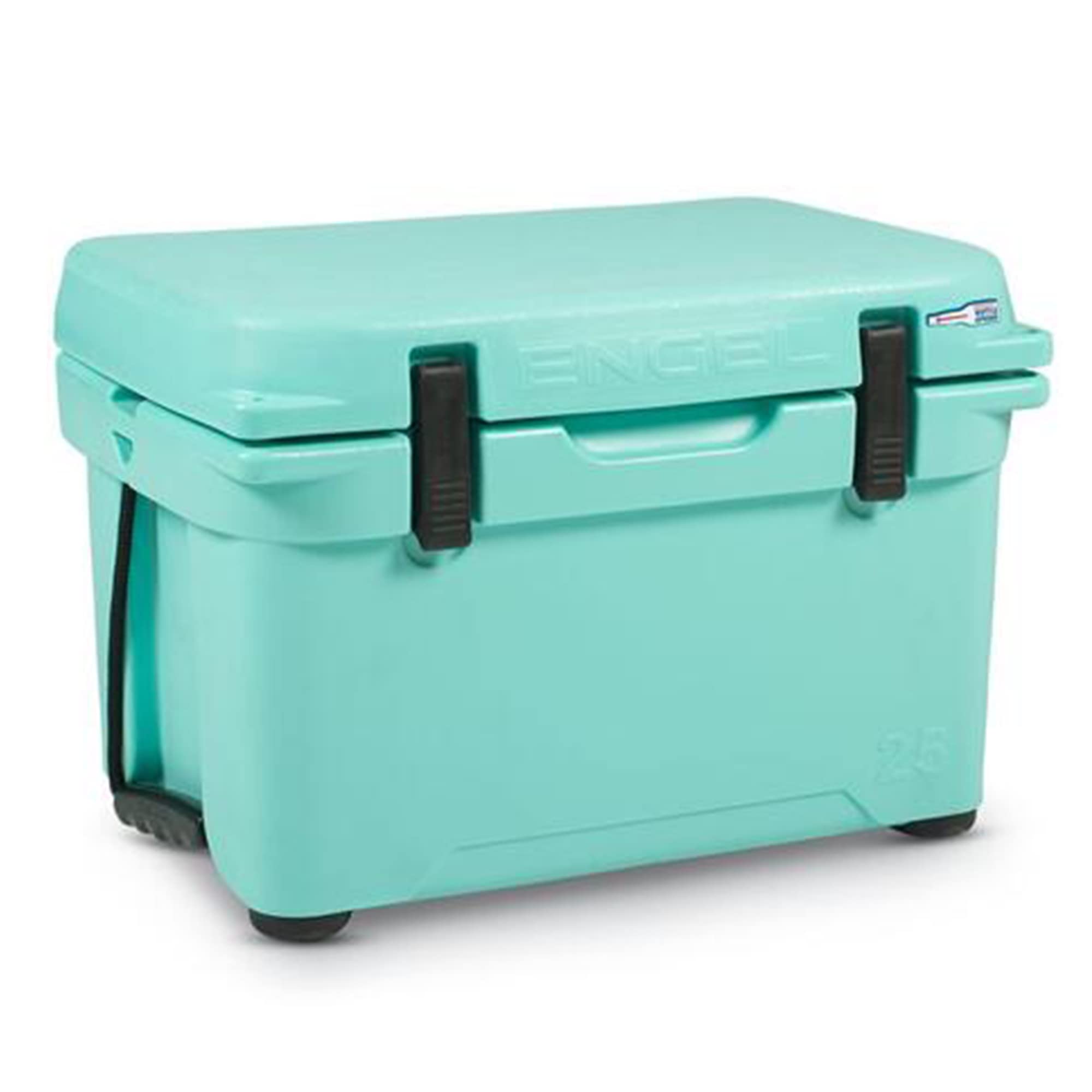 Engel Coolers Eng25 Cooler | 18 Can High Performance Durable Seamless Rotationally Molded Ice Box For Camping, Hunting, And Fish