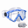 Aqua A Dive Sports Diving Mask Anti-Fog Swimming Snorkel Mask Suitable For Adults Scuba Dive Swim Snorkeling Goggles Masks (Blue
