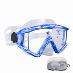 Aqua A Dive Sports Diving Mask Anti-Fog Swimming Snorkel Mask Suitable For Adults Scuba Dive Swim Snorkeling Goggles Masks (Blue