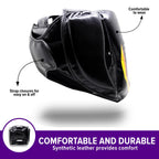 Trained Boxing Headgear Black S/L Use For Mma Training Kickboxing, Muay Thai, Sparring, Karate And Taekwondo Head Guard.