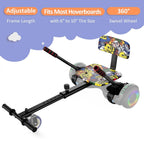 Uni-Sun Self Balancing Scooter Seat Attachment, Adjustable Kart Accessories, Self Balancing Scooter Go Kart Attachments, Compati