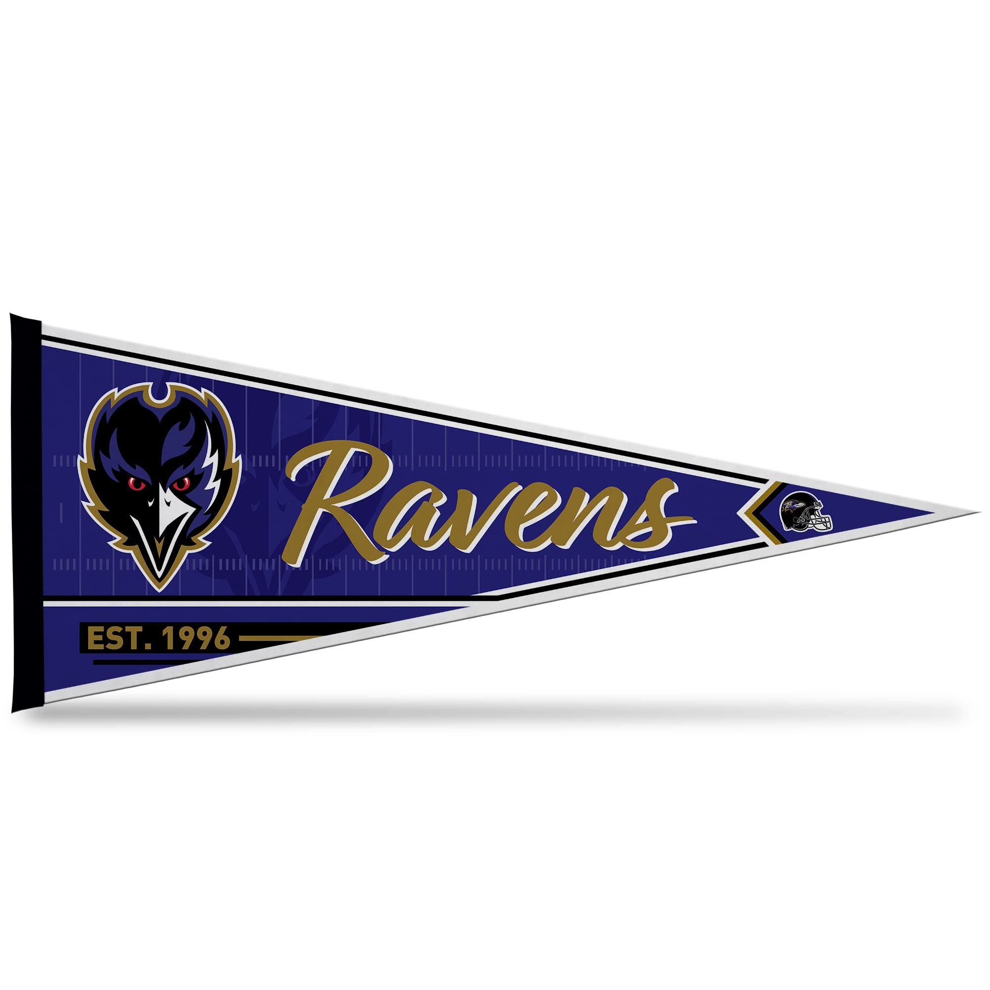Rico Industries Nfl Football Baltimore Ravens Classic 12'' X 30'' Felt Wall D  Cor Pennant - Great For Home/Bed Room/Man Cave D