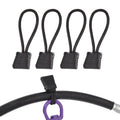 LQMBABY 4 Pack Diving Hose Holder Clip Accessories, Scubas Diving Hose Clip Retainer Holder, Elastics Rope Fixing Bungee Rope Re
