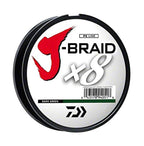 Daiwa Jbgd8U6-150Gl J-Braid X8 Grand Braided Line, 150 Yards, 6 Lbs Tested, .003'' Diameter, Light Gray